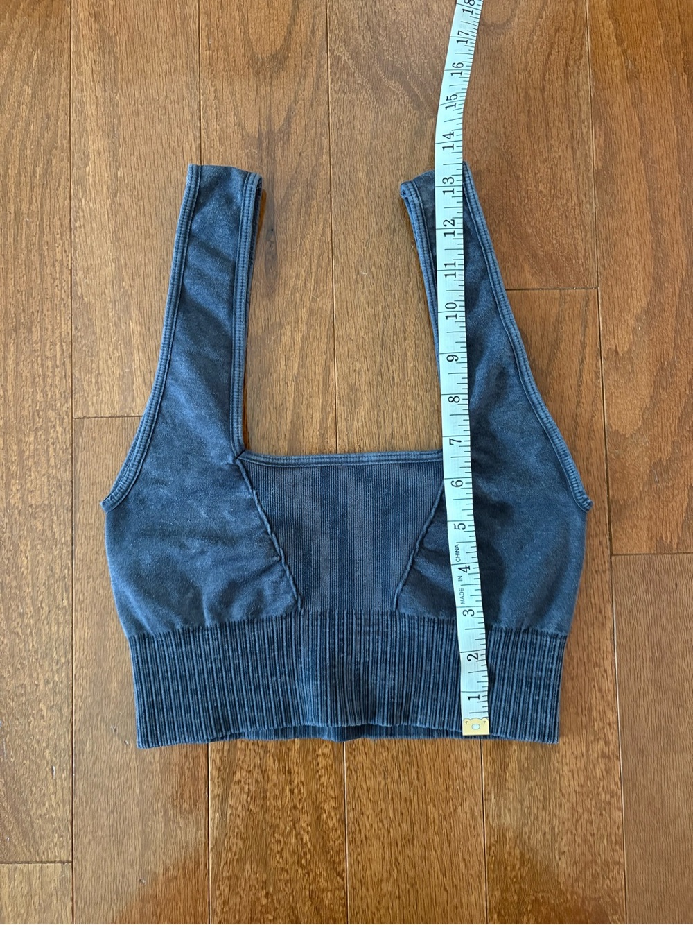 FREE PEOPLE Good Karma Square Neck Bra Crop Top XS/S - Picture 8 of 11